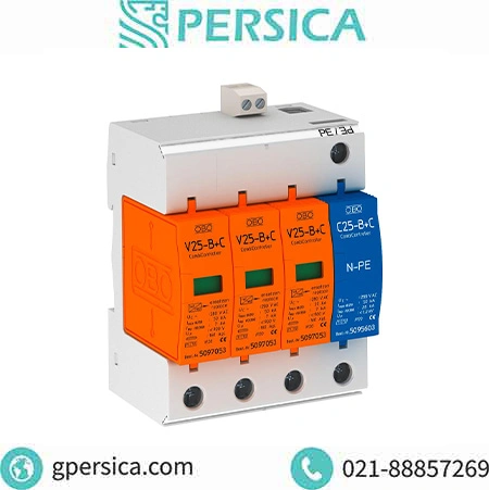 برقگیر تریکیبی V25, 3-pole + NPE 280 V کد فنی  L5094510